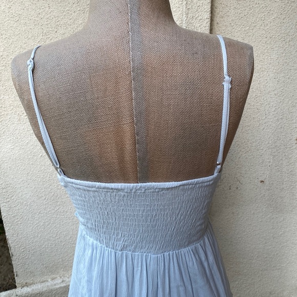 Simplee beautiful baby blue tiered spaghetti strap dress - Picture 8 of 16